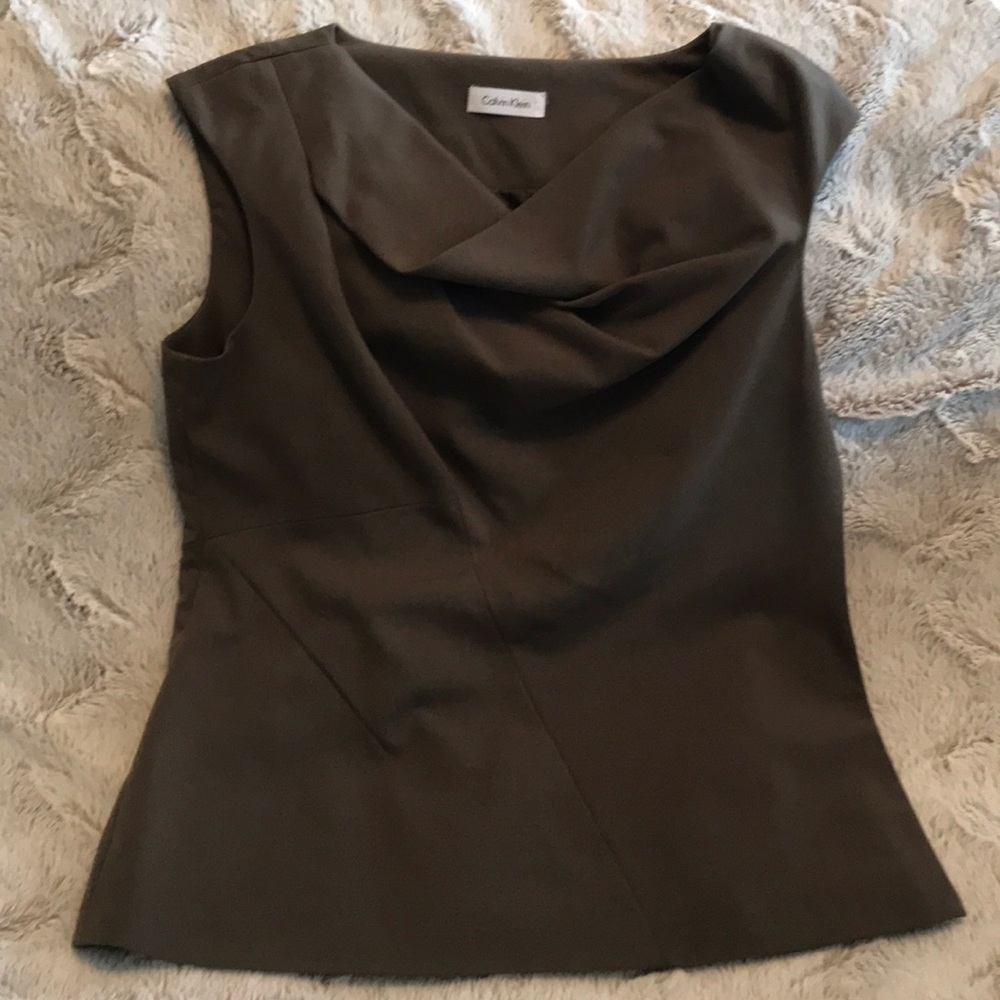 Calvin Klein sleeveless blouse